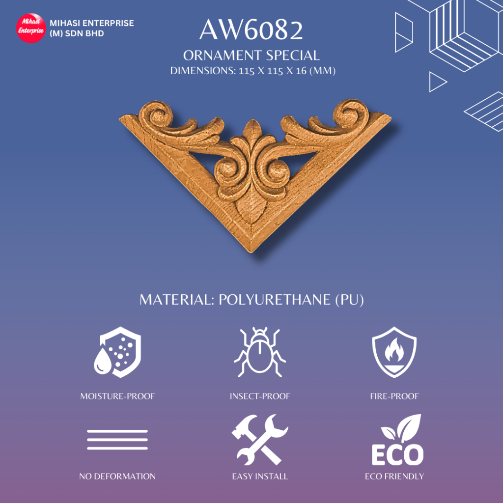 AW6082 เครื่องประดับตกแต่งผนังสําหรับดอกไม้ตกแต่งผนังตกแต่งเครื่องประดับตกแต่งตู้ตกแต่ง