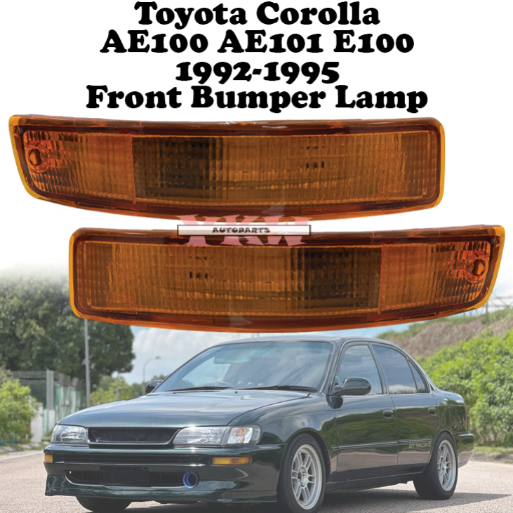 Toyota Corolla SEG AE100 AE101 E100 1992-1995 กันชนหน้าโคมไฟสัญญาณใหม่ (แบบสั้น)