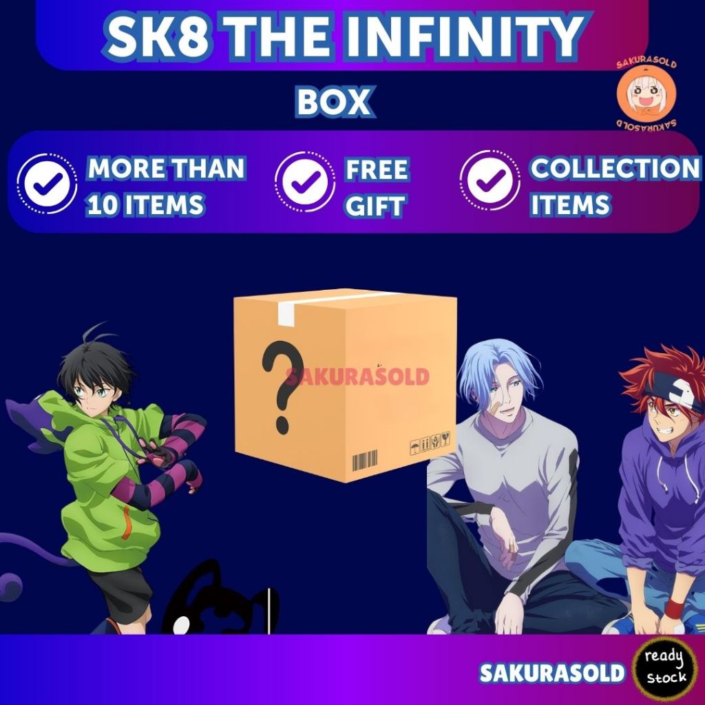 Sakurasold SK8 Infinity Anime Box Sk8 Infinity Box Anime Pin Badge Miya Langa Reki Langa Sk8 Infinit