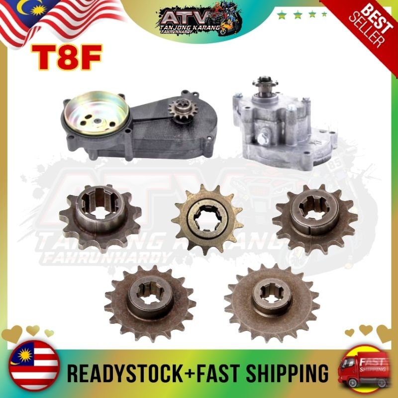 T8f เฟืองโซ่สําหรับจักรยานขนาดเล็ก goped 49cc 52cc 63cc