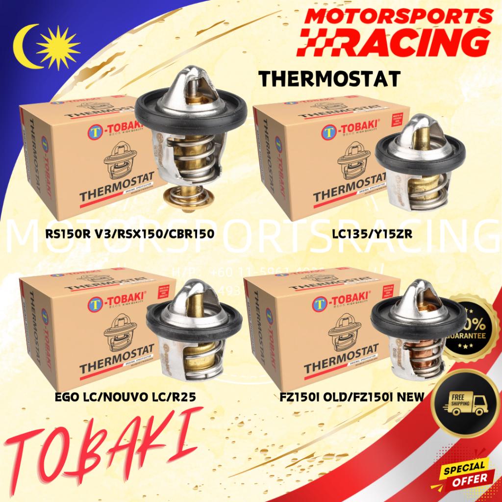 FZ150I OLD/FZ150I ใหม่ TOBAKI THERMOSTAT YAMAHA FZ 150 150I FZ150IOLD FZ150INEW