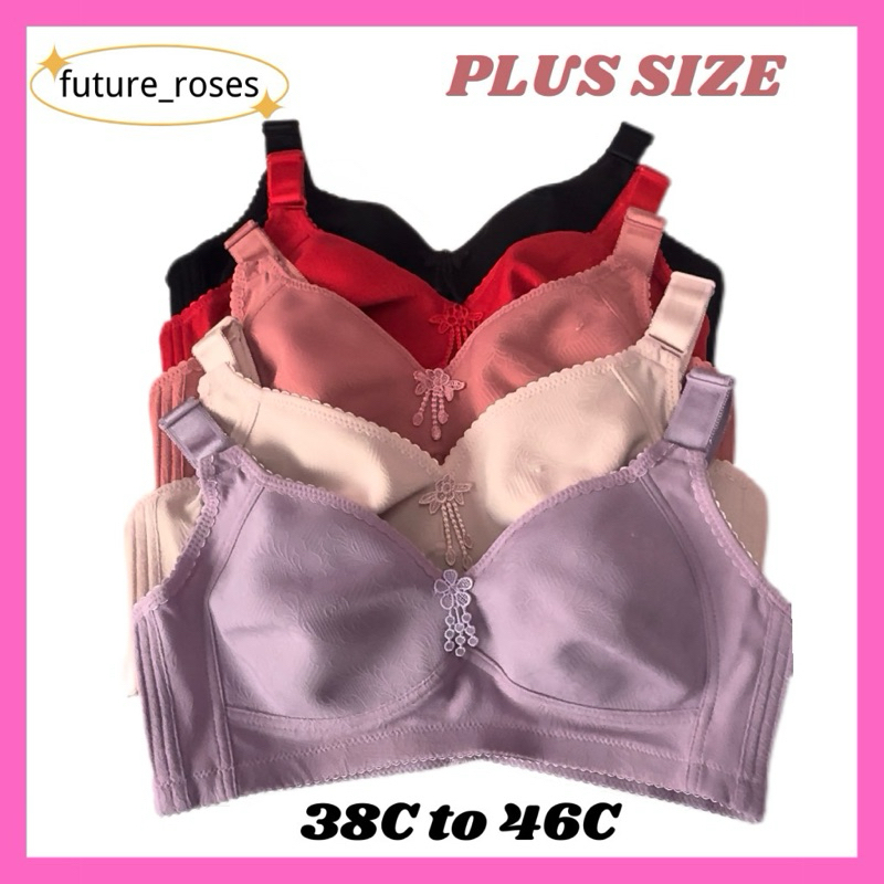 2025 RAYA Plus Size Xda Besi Bra 38C-46C non-wired C cup bra ชุดชั้นในสตรีไม่มี dawa 无钢圈大U内衣 931