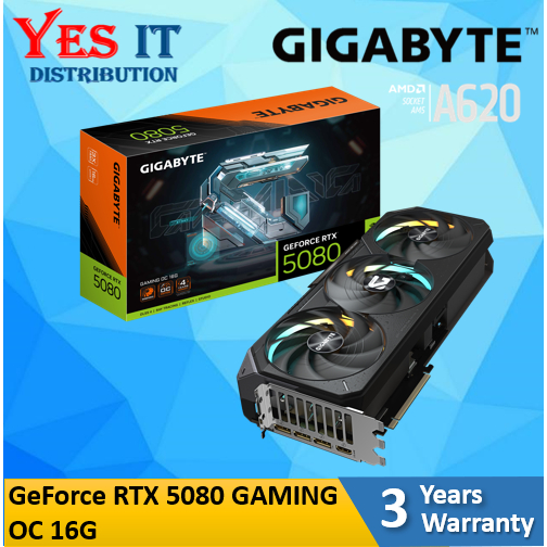 Gigabyte GeForce RTX5070 / RTX 5070TI /RTX5080 Gaming 12/16GB (GV-N5070GAMING OC-12GD / GVN5080GAING