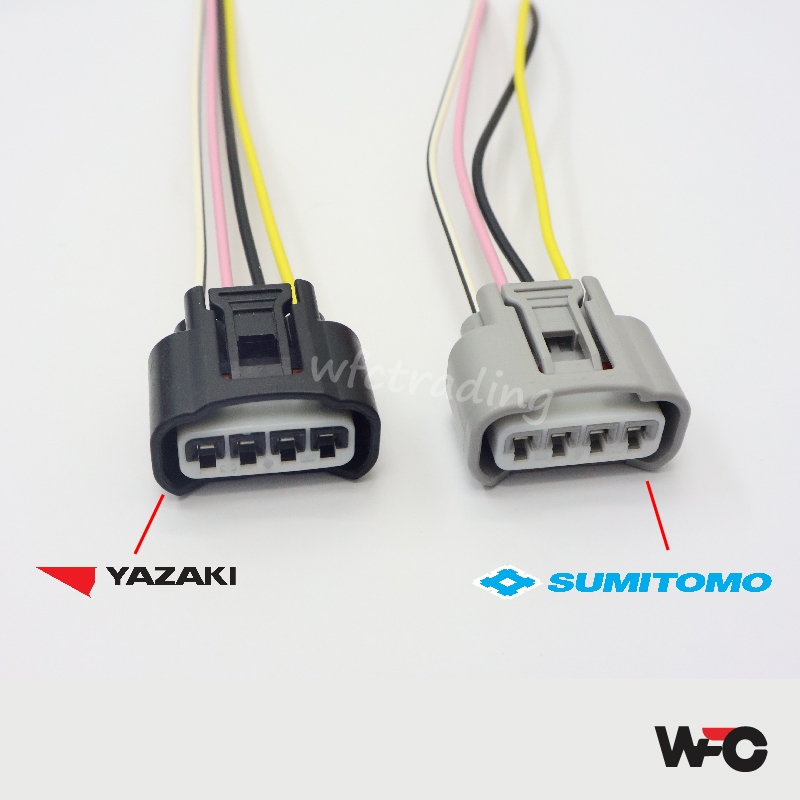 Yazaki / Sumitomo Plug Coil Socket 4Pin Plug Coil Connector Toyota Perodua Coil Socket 4Pin