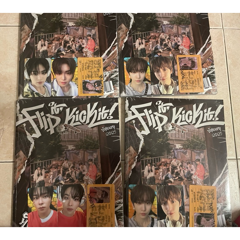 Kickflip Flip it Kick it ชุดสมาชิกอัลบั้ม