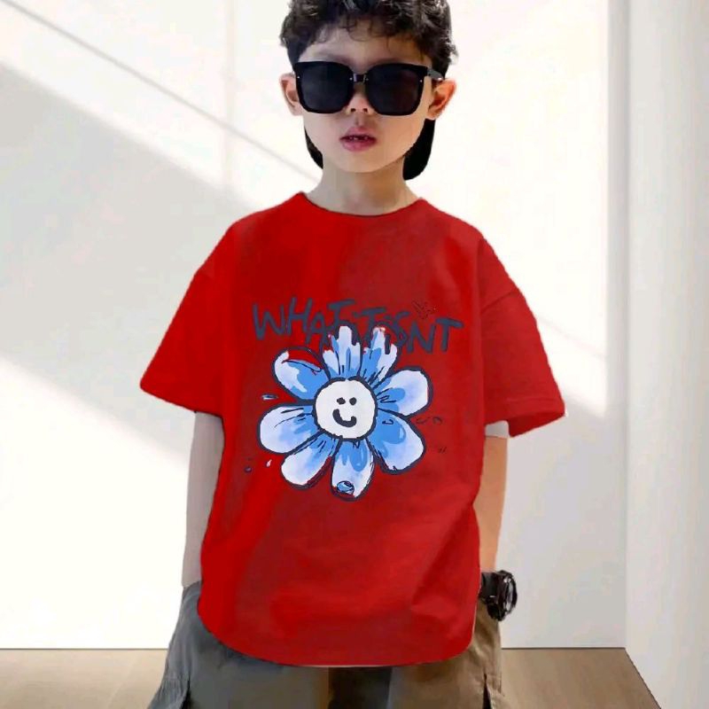 BAJU BUDAK เสื้อยืดรอบคอ 100% ผ้าฝ้ายพรีเมี่ยม UNISEX ขนาด 3/4 ถึง 13/14y การออกแบบ AVAILABLE