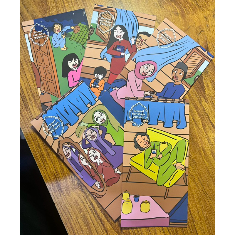 ซุส สามพัล รายา 4 ชิ้น (สุ่ม) เซลามาท ฮารีรยา ซุสซี่! IZATI SUZA Zus Coffee SHRMZB