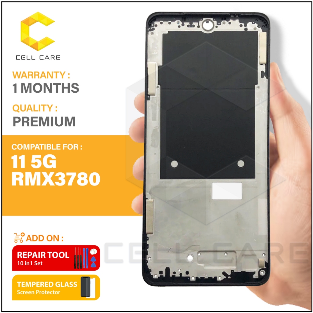 กรอบ LCD สําหรับ REALME 11 5G RMX3780 (กรอบตัวเรือนด้านหน้า)