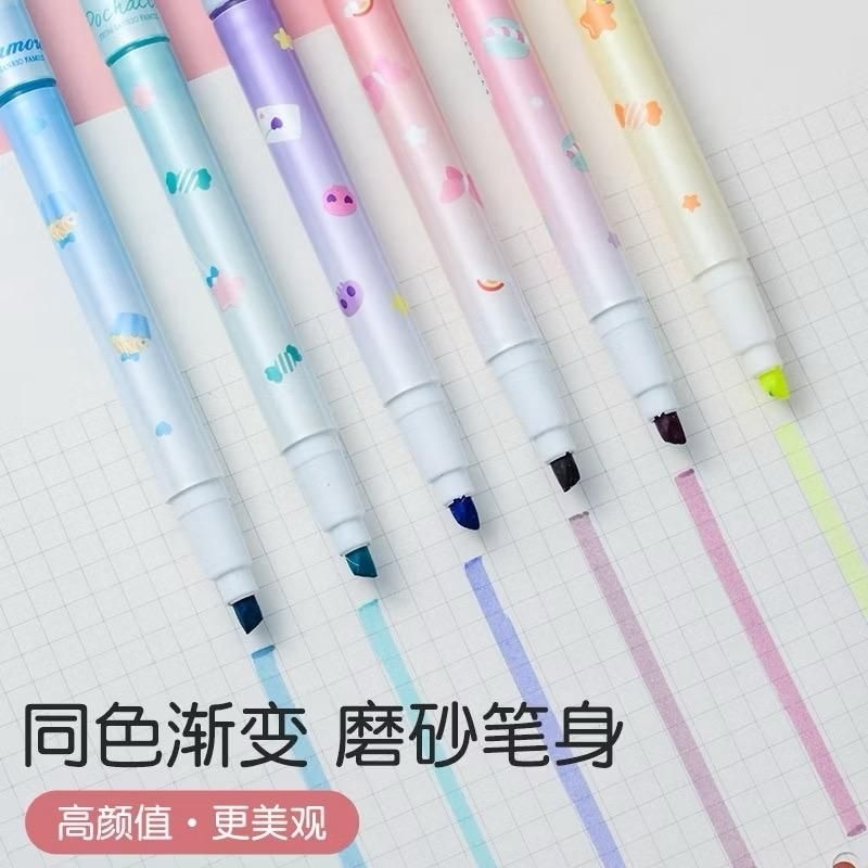 Sanrio Highlighters Set ปากกาเครื่องเขียน เครื่องเขียนน่ารัก