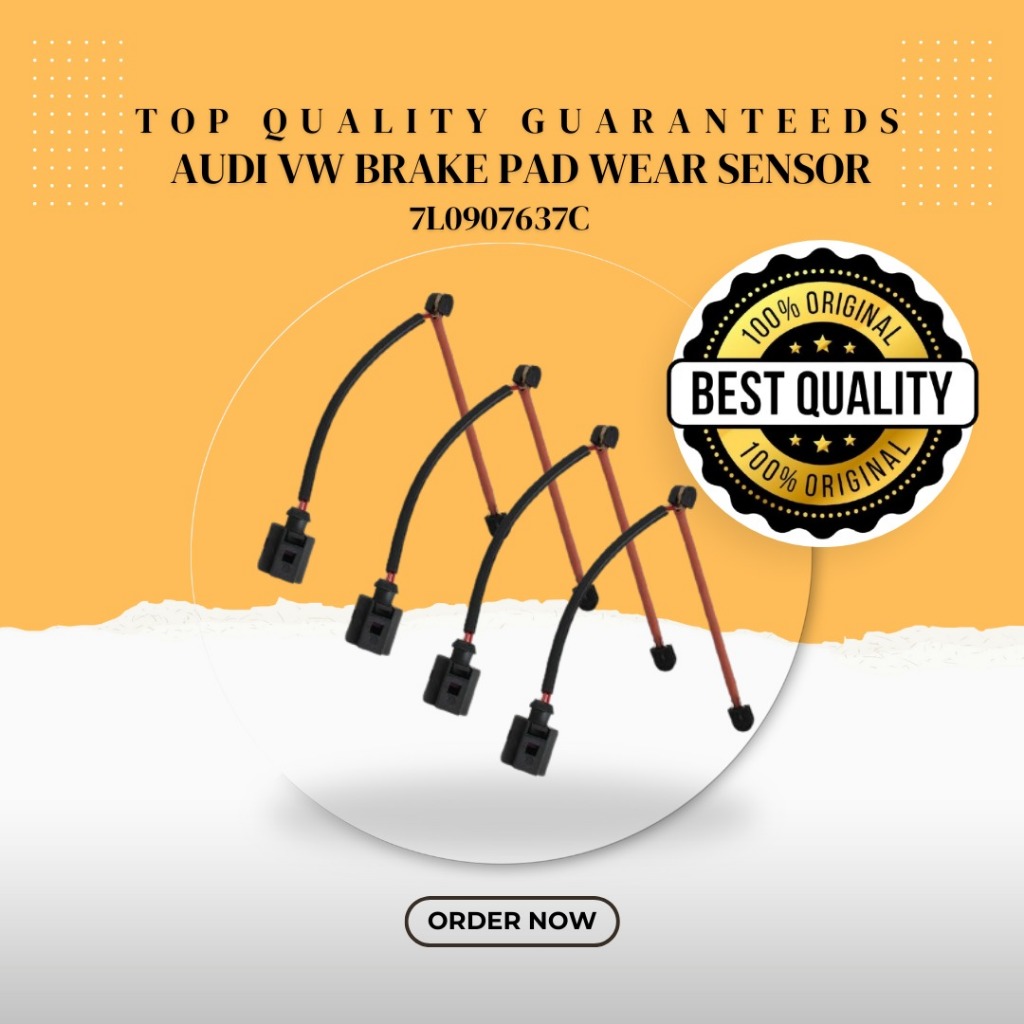 ผ้าเบรคหลังสวมเซนเซอร์ 7ล0907637C สําหรับ Audi Q7 Porsche Cayenne VW Touare