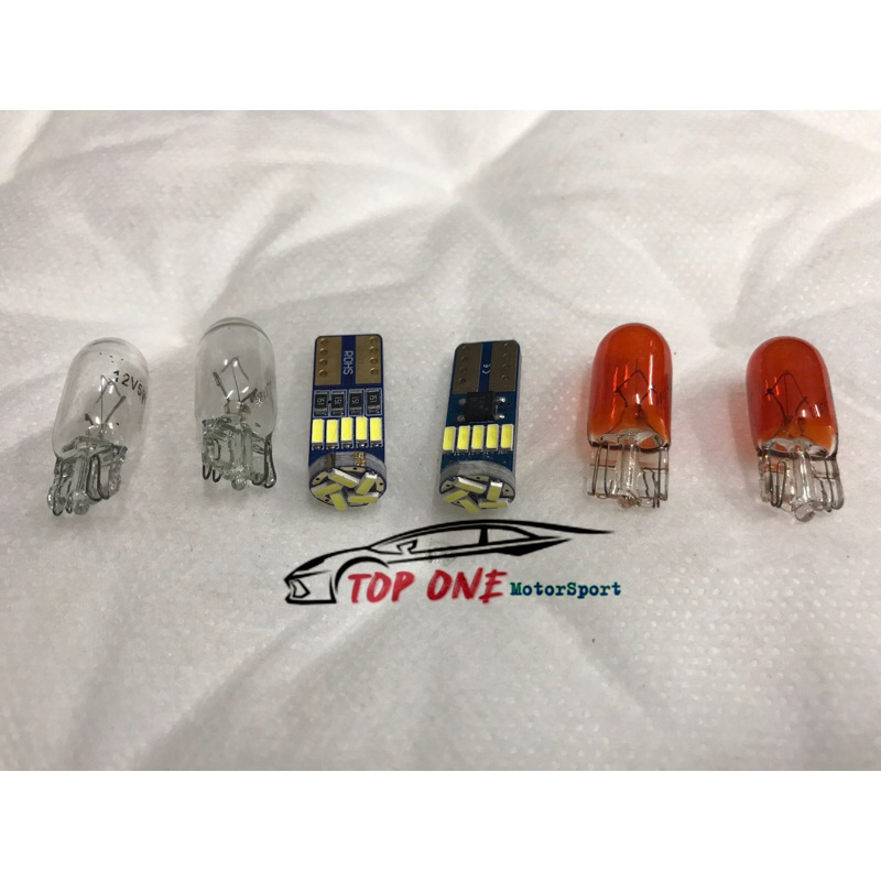 คุณภาพสูง 12V T10 SMD LED / T10 หลอดฮาโลเจน / หลอดสีส้มอําพัน