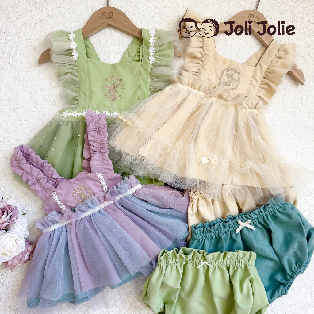 Fairy Tale Princess Tulle Tunic Top & Bloomers ชุดเด็กเด็กวัยหัดเดินสาวญี่ปุ่น-Inspired เสื้อผ้า Baju