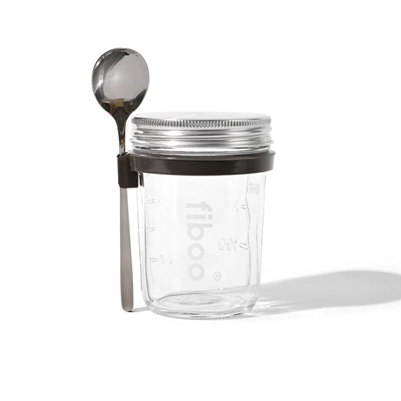Fiboo Glass Cup แก้วเยลลี่คัพ Fiboo Protein Shake Cup (350ml)