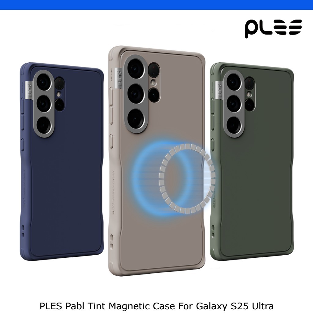 PLES Pabl Tint เคสแม่เหล็กสําหรับ Galaxy S25 Ultra