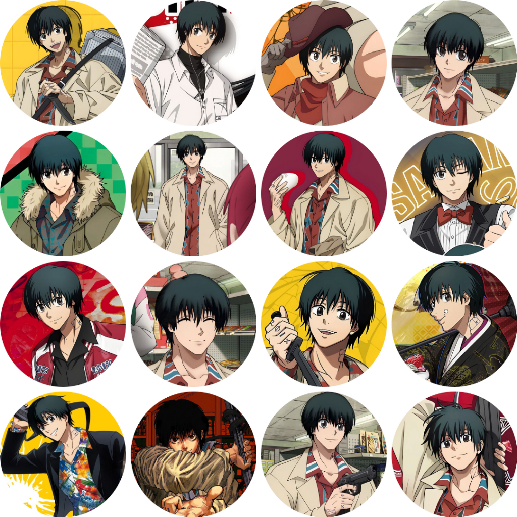 Sakamoto Days ป้ายปุ่ม Yoichi Nagumo 58mm