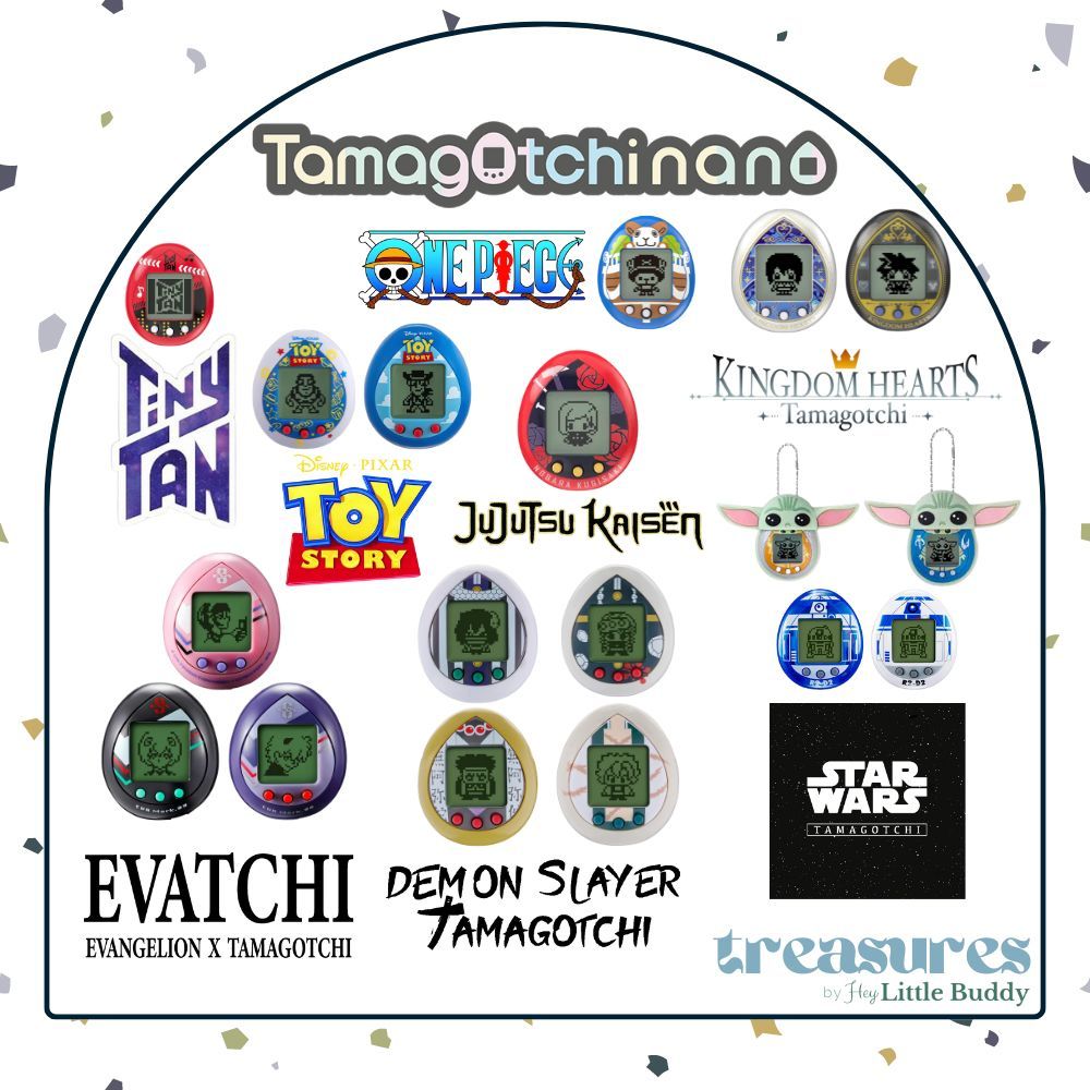Tamagotchi Nano x Star Wars R2-D2 Classic Demon Slayer Toy Story BTS Tiny Tan Pac Man เขาวงกตสีเหลือ