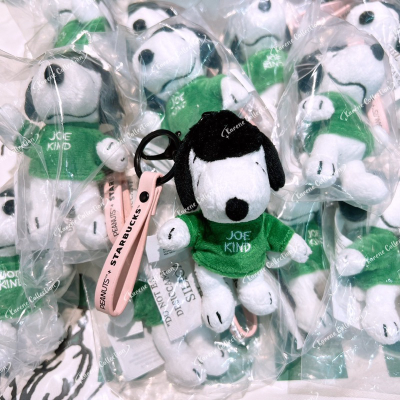 พวงกุญแจ Starbucks x Peanuts Snoopy Exclusive 2025 Collection 新 Miira🇸🇬ใต้ดาว รองเท้าแตะลําลอง รูปโบ
