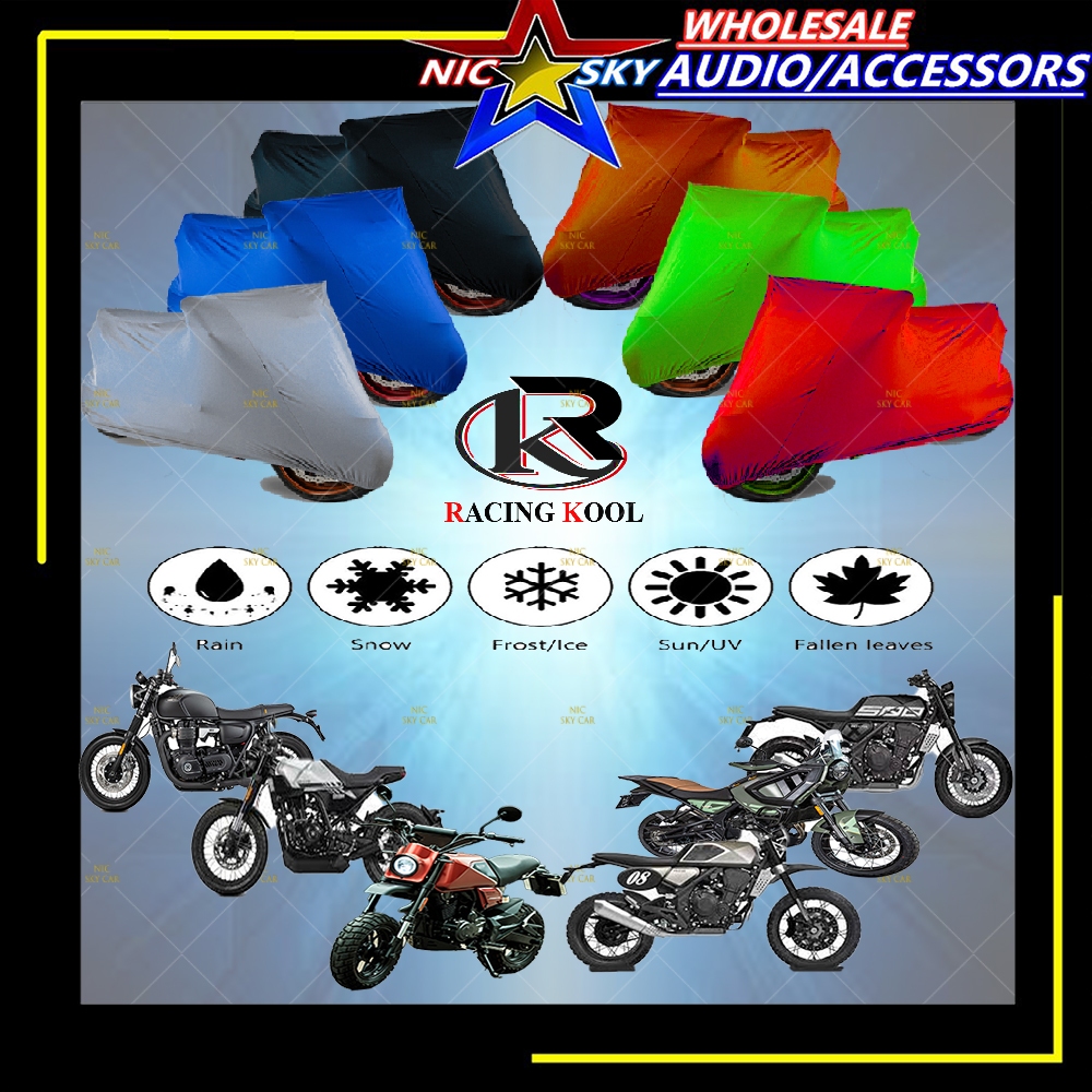 BRIXTON Moto Cover 100% กันแดด/กันน้ํากันฝุ่น Selimut CROSSFIRE-125 500 500X 500XC CROSSFIRE 500-STO