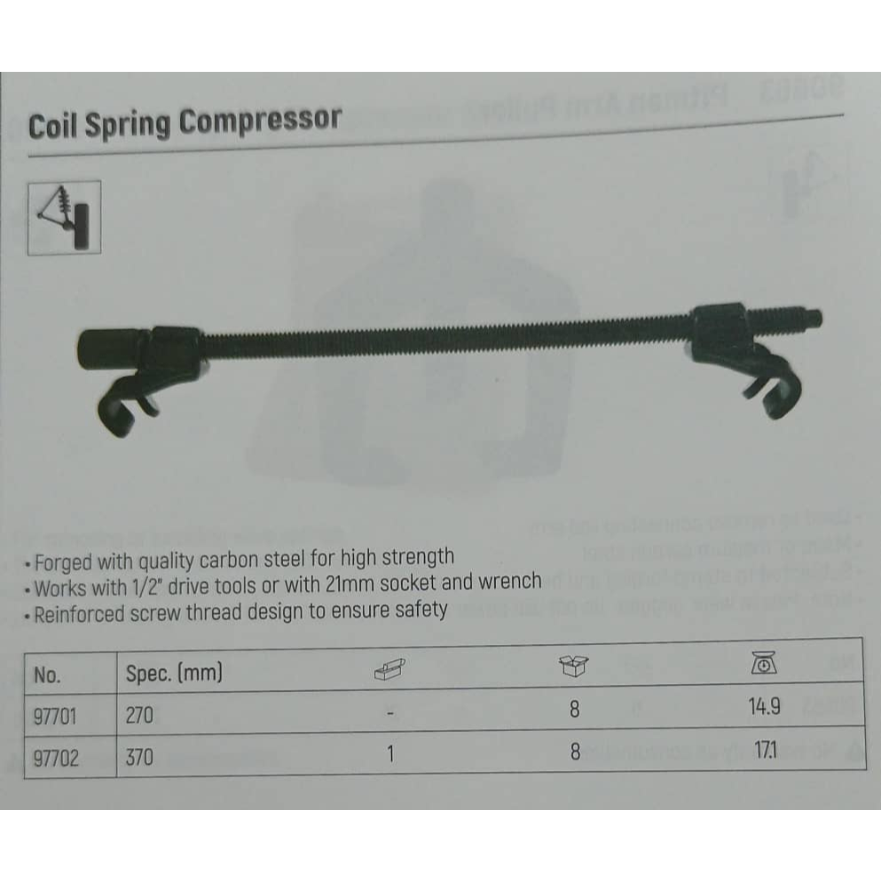 SATA COIL SPRING COMPRESSOR 270MM(9701) / 370MM( 97701)