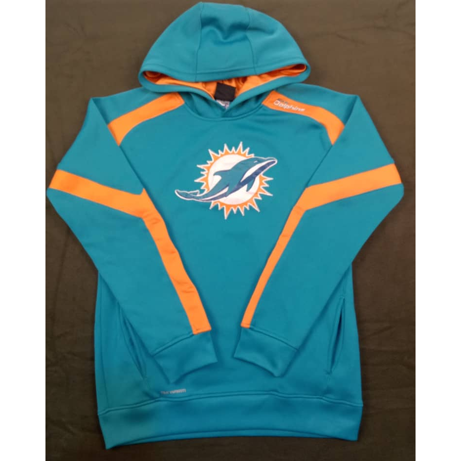 NFL FOOTBALL MIAMI DOLPHINS WOMEN SWEATSHIRTS HOODIES USED SIZE SMALL