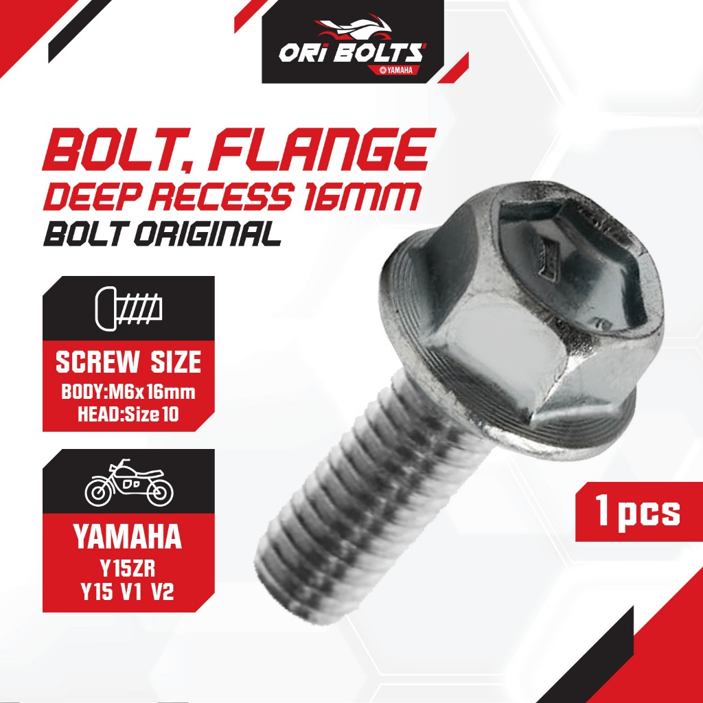 95D32-06016 Yamaha RXZ (1602) Y125ZR (0806) มีเลือดออก 135LC (0611 2002) น๊อตหม้อน้ํา ขนาด 10