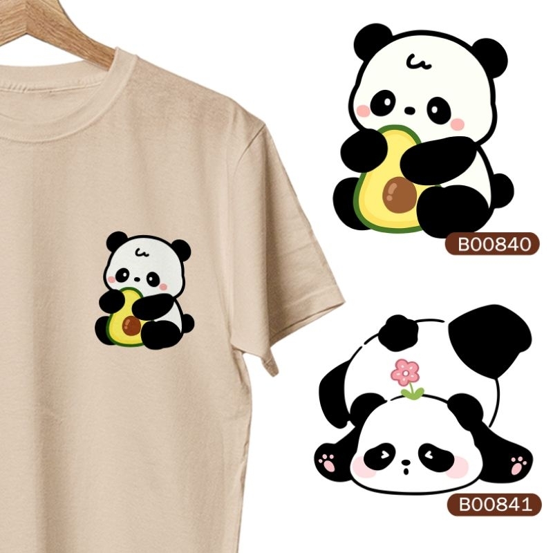 可爱小猫衣服เสื้อยืด น่ารักหมีแพนด้าหมีเสื้อยืดครอบครัว2เอ็กแอลผ้าฝ้าย สตรีทแวร์ แขนสั้นคอกลม ข00840 ข0084