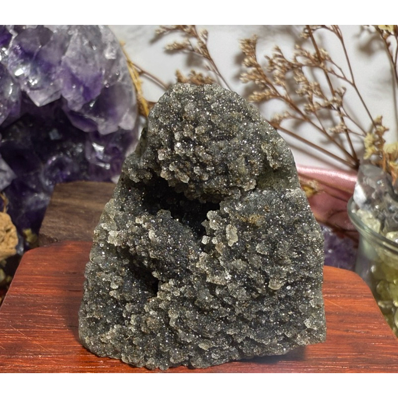 4U Crystal B49 - 彩คริสตัล Mixed Quartz Geode (กีฬา)