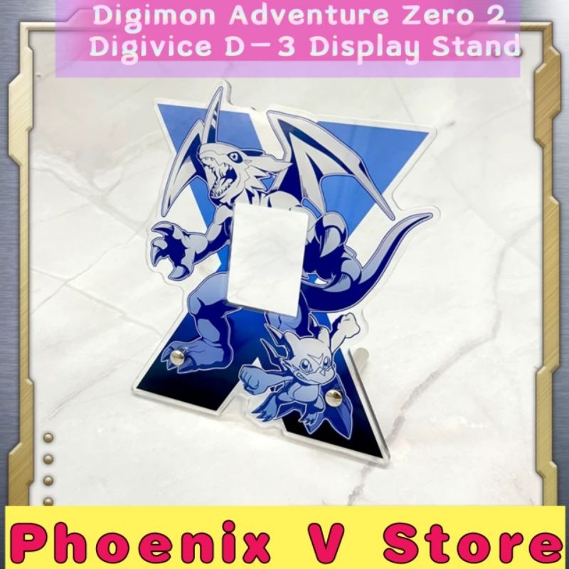 !! Digimon Adventure Zero 2 Digivice D3 D-3 Display Stand Collection EX Veemon Display bimming Nomes
