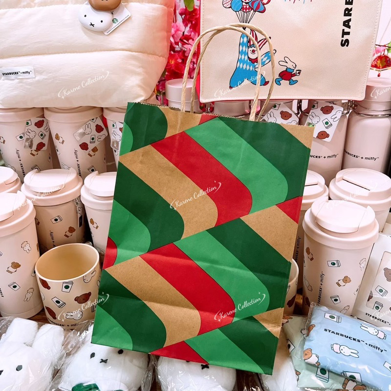 Starbucks Taiwan Christmas Xmas Exclusive 2024 Collection Paper Bag Miira 新🇸🇬台台 ไต้หวัน ไต้หวัน🇹🇼星巴克