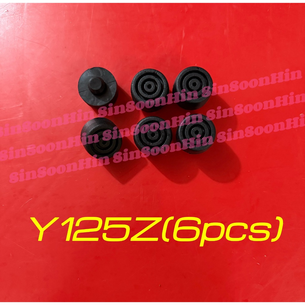 Yamaha Y125Z ชุดแดมเปอร์ที่นั่ง - 6 ชิ้น getah bawah kusyen 6biji moto y125 y 125z 125zr
