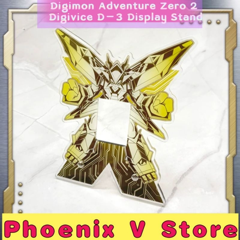 🔥‼️READY STOCK‼️🔥 Digimon Adventure Zero 2 Digivice D3 D-3 Display Stand Collection Magnamon 数码宝贝 数码