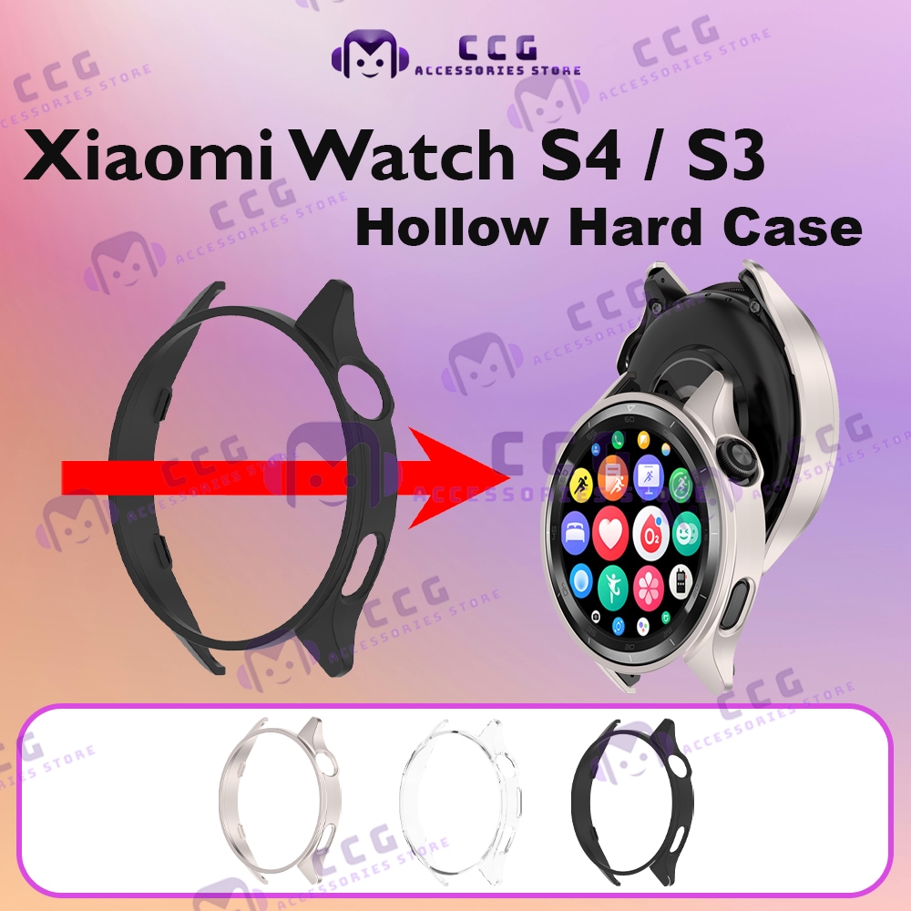 เคส Xiaomi Watch S4 / S3 Hollow กันชน Hard Casing / Mi Watch4 Watch3 Half Protector Casing Xiaomi Ac