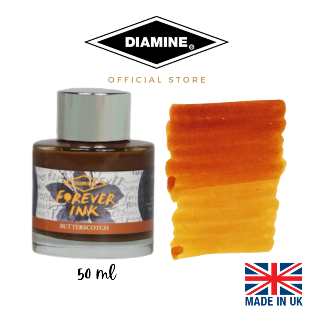 Diamine Butterscottch Permanent Forever Ink 50ml