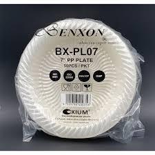 PP PLASTIK PLATE SIZE 7 inci - 50 ชิ้น