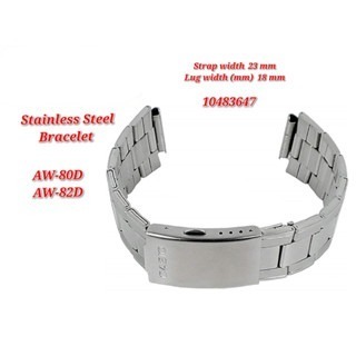 อะไหล่ทดแทน Casio AW-80D / AW-82D - (18mm) BAND/METAL