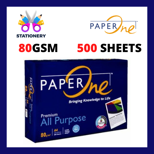 Paper ONE กระดาษ A4 80แกรม 500แผ่น