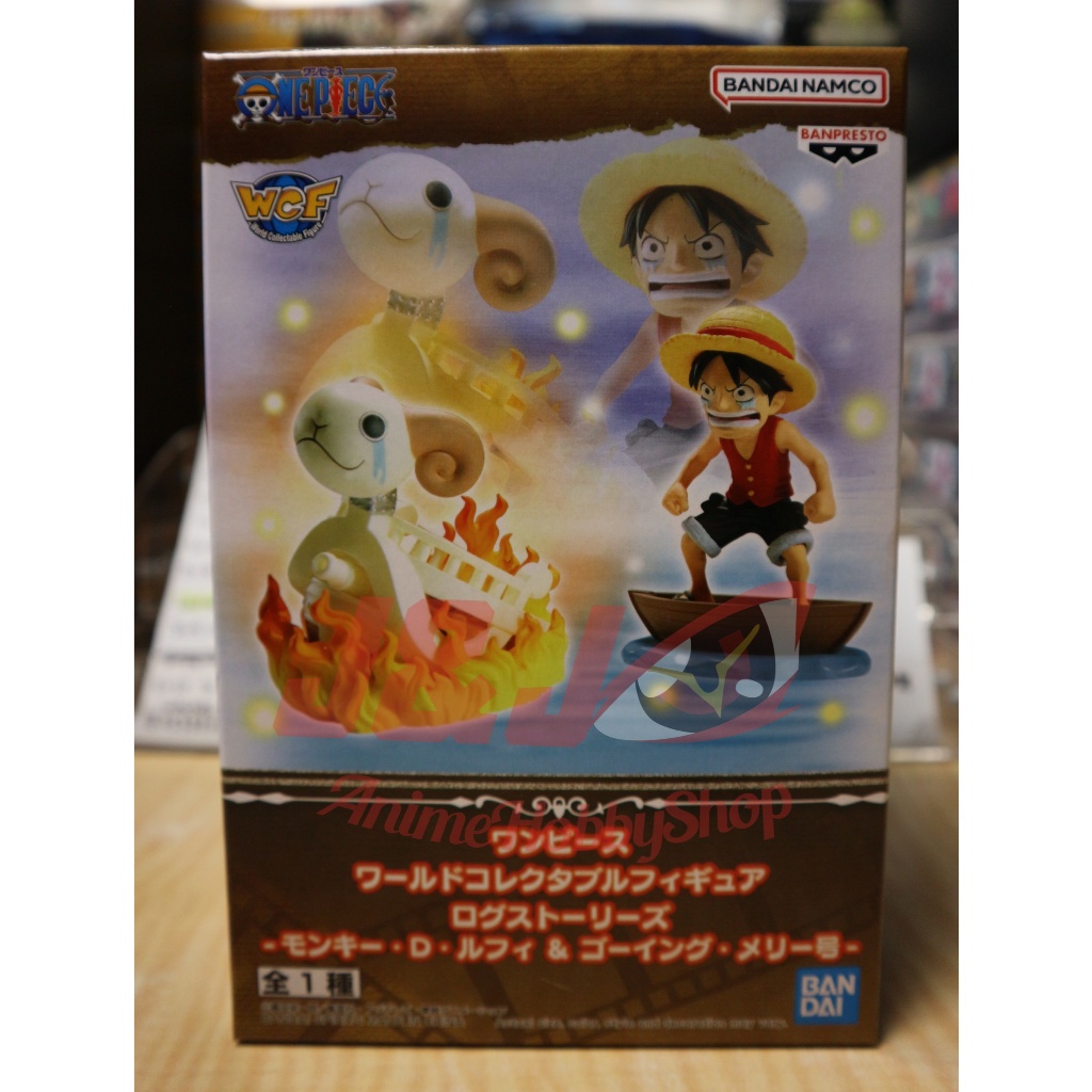 BANPRESTO ONE PIECE WORLD COLLECTABLE FIGURE LOG STORIES MONKEY D LUFFY & GOING MERRY