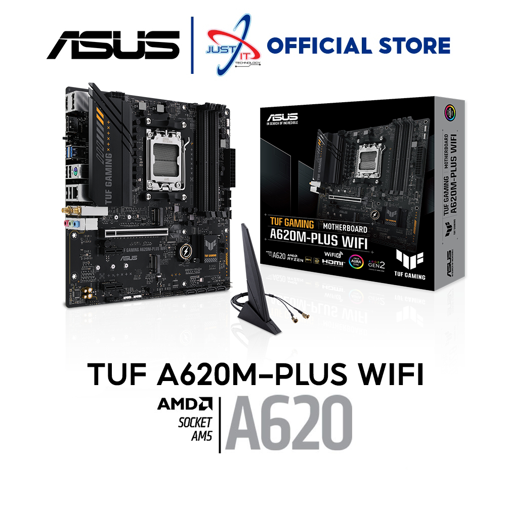 ASUS TUF GAMING A620M-PLUS WIFI D5 AM5 MOTHERBOARD COMBO DEAL RYZEN 5 7500F / 7600 / 7600X / 8500G /