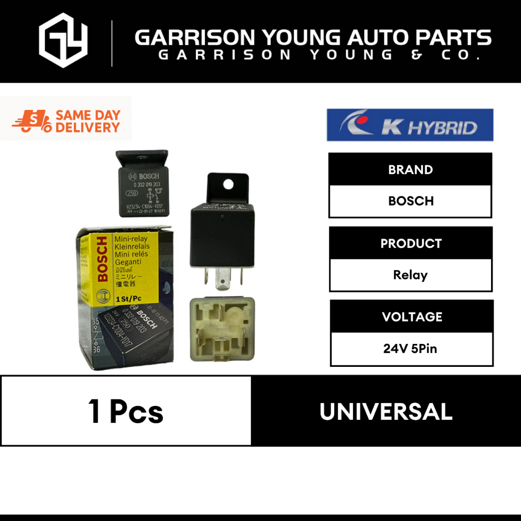 [K-HYBRID] Robert Bosch Relay 24V 5 PIN // 0332-019-203 // SK3-009 电器启动器