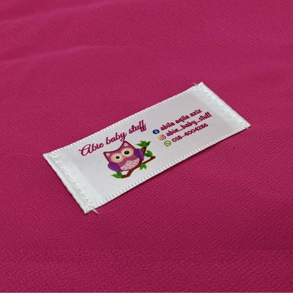 LABEL PRINTING COLOUR BASE / 25X50MM / ENDFOLD