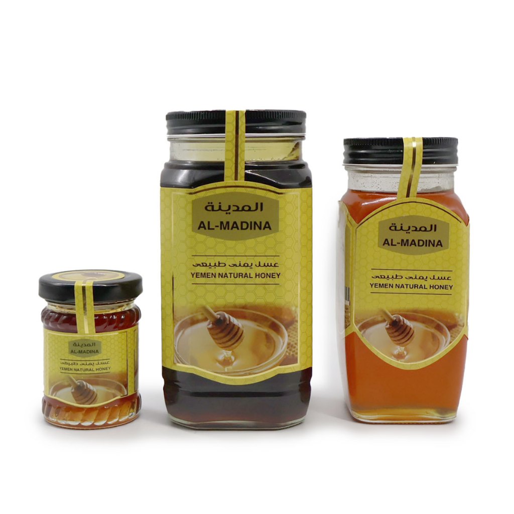 AL MADINAH Yemen น้ําผึ้งธรรมชาติ { 150G, 600G, 1KG } MADE IN YEMEN