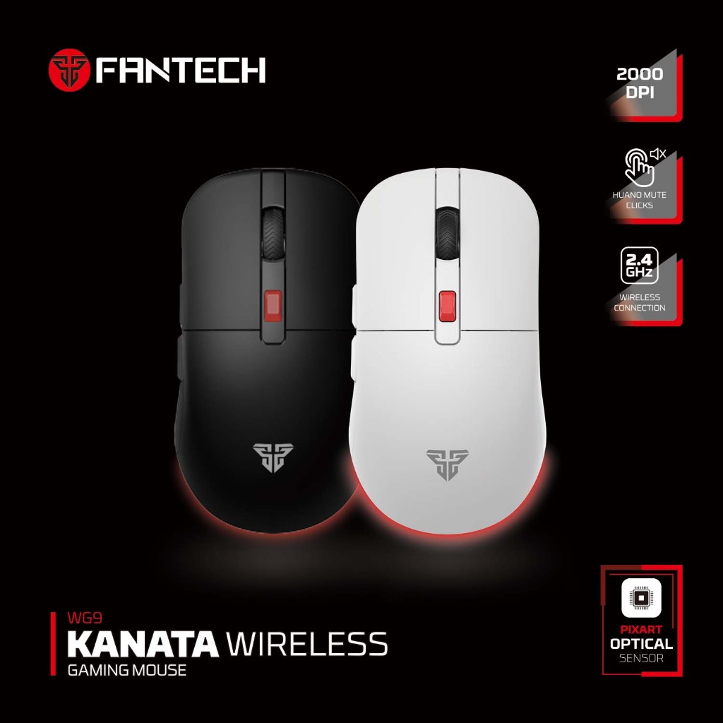 เมาส์สําหรับเล่นเกมไร้สาย FANTECH WG9 KANATA