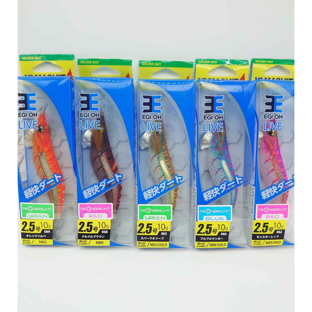 Yamashita Egi Oh Live Neonbright Candat Sotong Squid Jig Killer