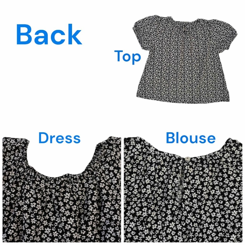 GEM0 Girl Kids เดรสเชิ้ตแขนยาว - Size 4T-12T