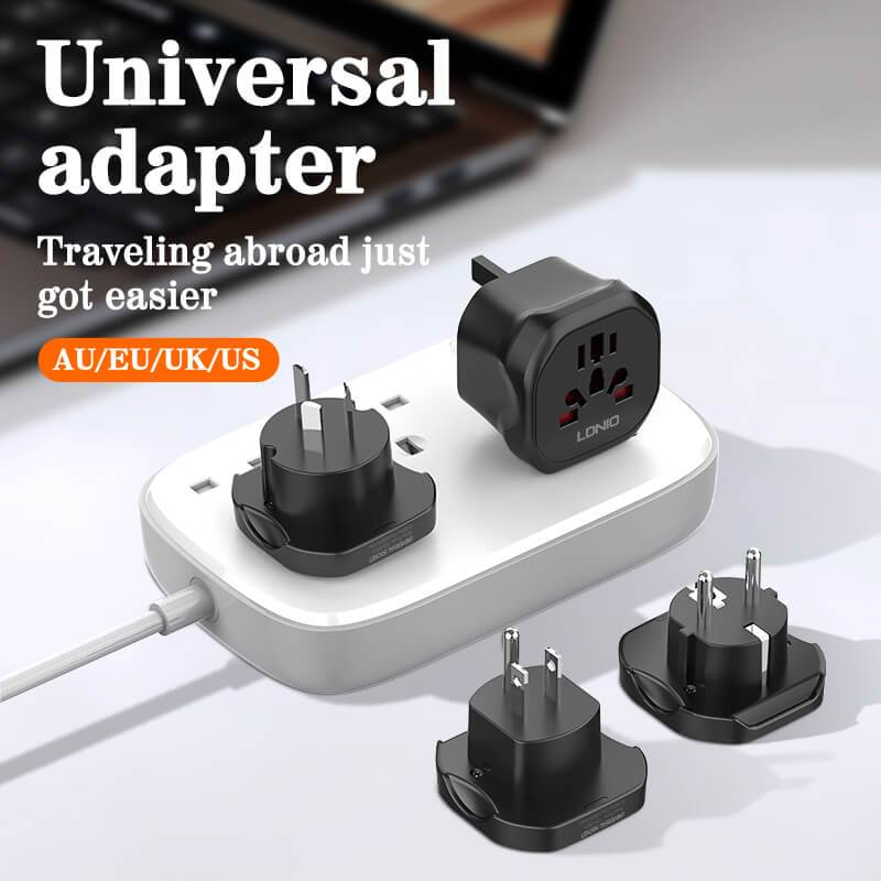 LDNIO Z7 2500W Universal Adapter Conversion Socket Power Strip Travel Adapter Power Socket Power Con