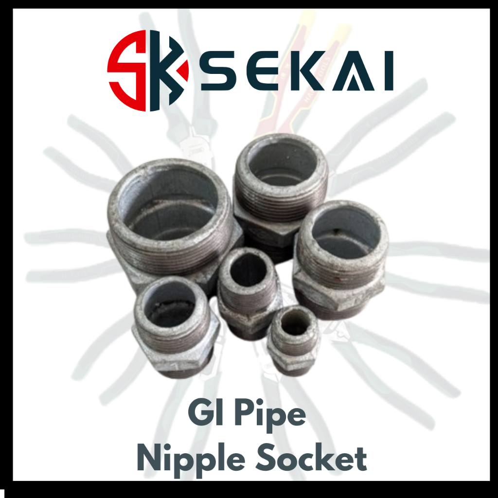 ซ็อกเก็ตจุกนมท่อ GI 15mm-50mm