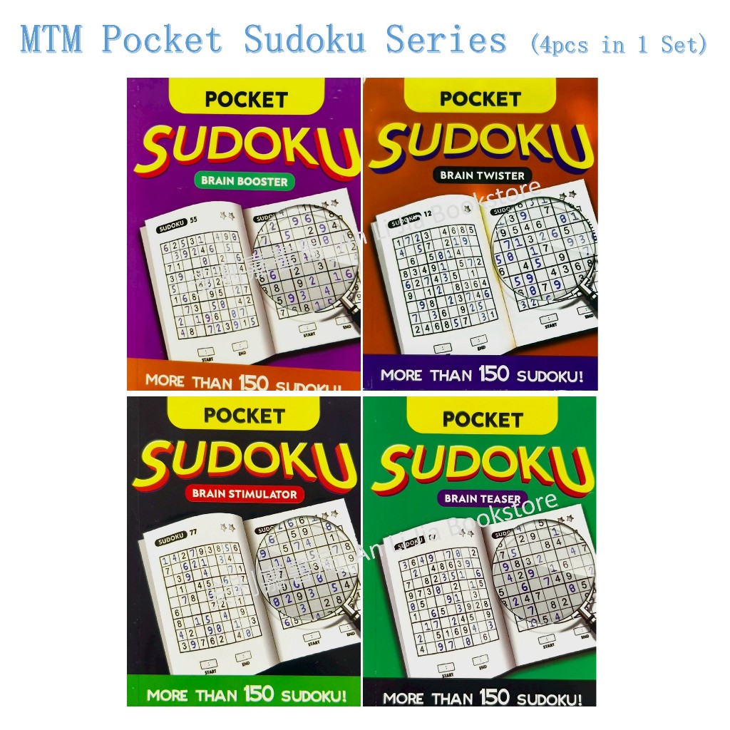 <ALJ> MTM Pocket Sudoku Series ( 4 in 1 )