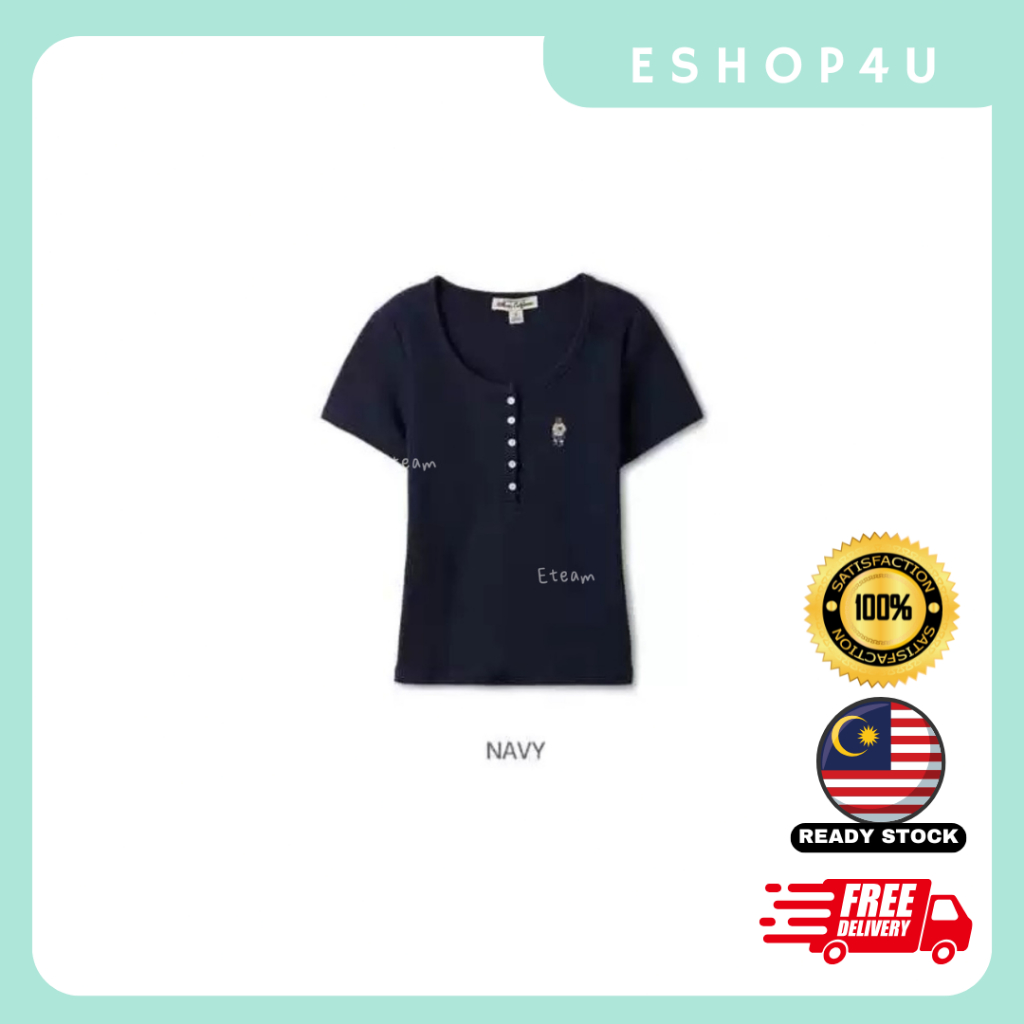 KOREA WHOAU WOMEN TEE W14 NAVY