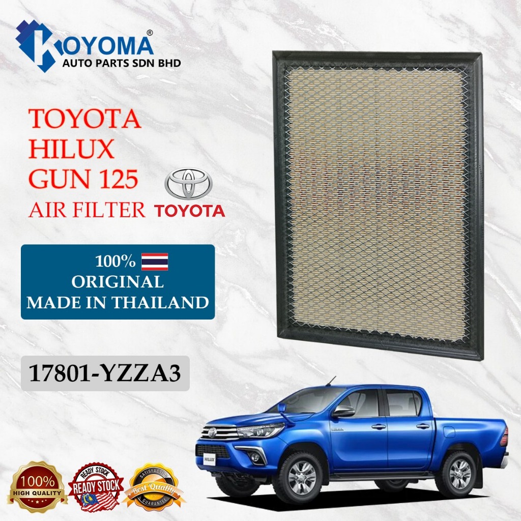 TOYOTA HILUX REVO,INNOVA,FORTUNER AIR FILTERB 17801-OL040/17801-YZZA3 OE