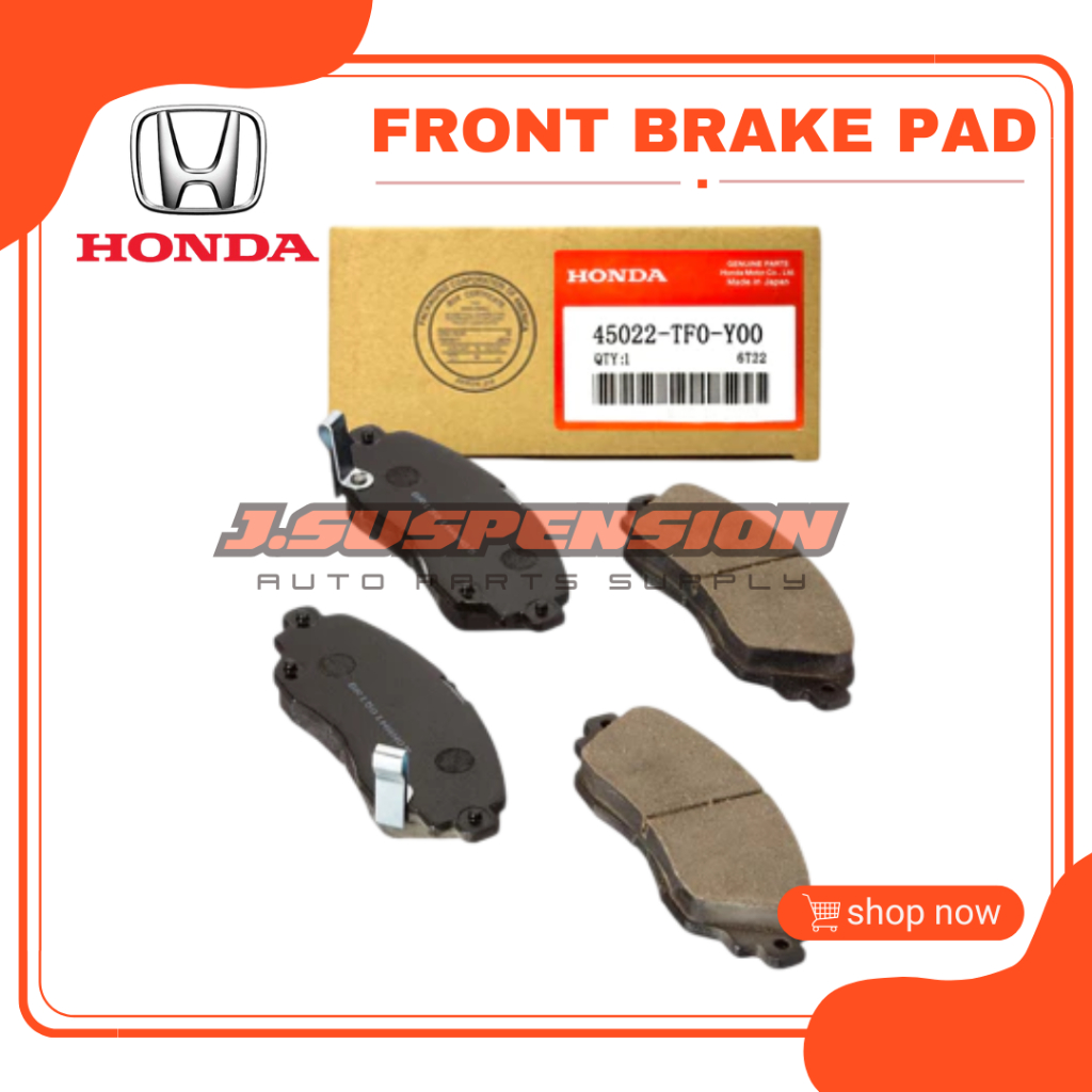 ผ้าเบรคหน้าและหลัง Honda OEM - Honda City /Jazz / CRZ / Freed / Civic / Insight Hybrid